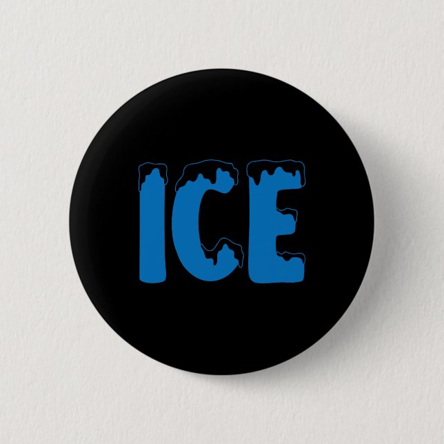 Fun Familie Halloween Kostüm Eis und Ba Button (Vorderseite)