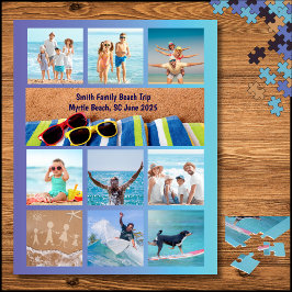 Fun Family Beach Foto Puzzle