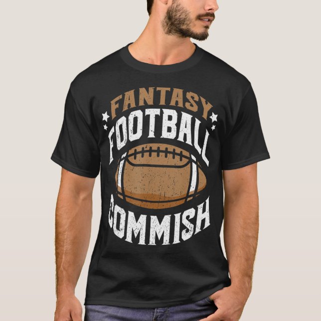Fun Fantasy Football EU-Kommissar Männer T-Shirt (Vorderseite)