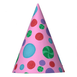 Fun farbenfrohe Maße Polka Dots Party Hats Partyhütchen