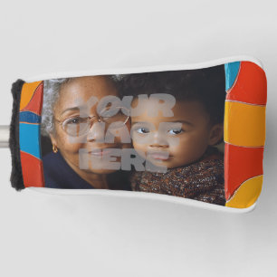 Fun farbenfrohe Mosaikgrenzen für Ihre Fotos Golf Headcover