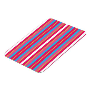 Fun farbenfrohe Multistreifen Magnet