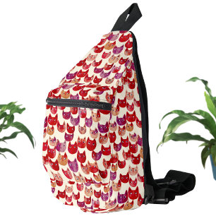 Fun farbenfrohe Wasserfarbe Muster Crossbody Bag