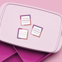 Fun farbige Streifen niedlich rosa lila