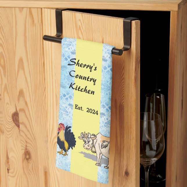 Fun Farm Life Kitchen Handtücher (Drittel gefaltet)