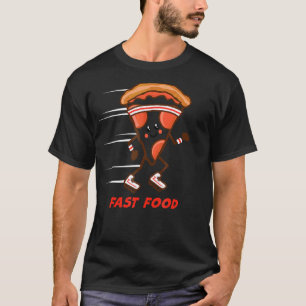 Fun Fast Food Pizza läuft Headband Sneakers Hung T-Shirt