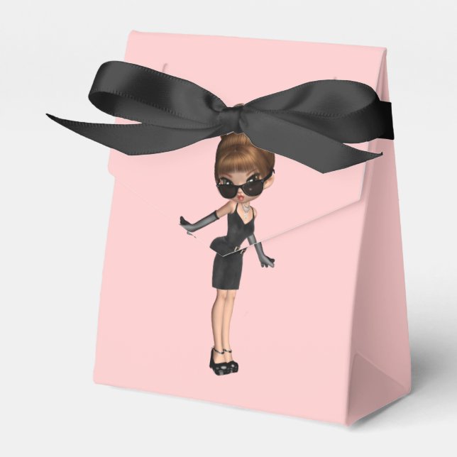 Fun Favorite Diva Geburtstagsparty Geschenkschachtel (Vorderseite)