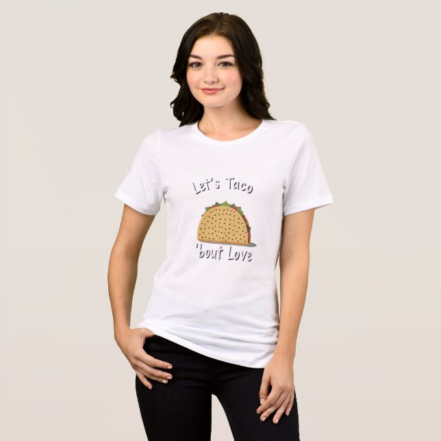 Fun Feinschmecker Design Tri-Blend Shirt (Vorderseite voll)