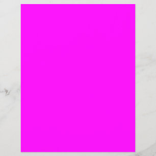 Fun Festive Moderne Chic Solid Bright Pink Magenta Flyer