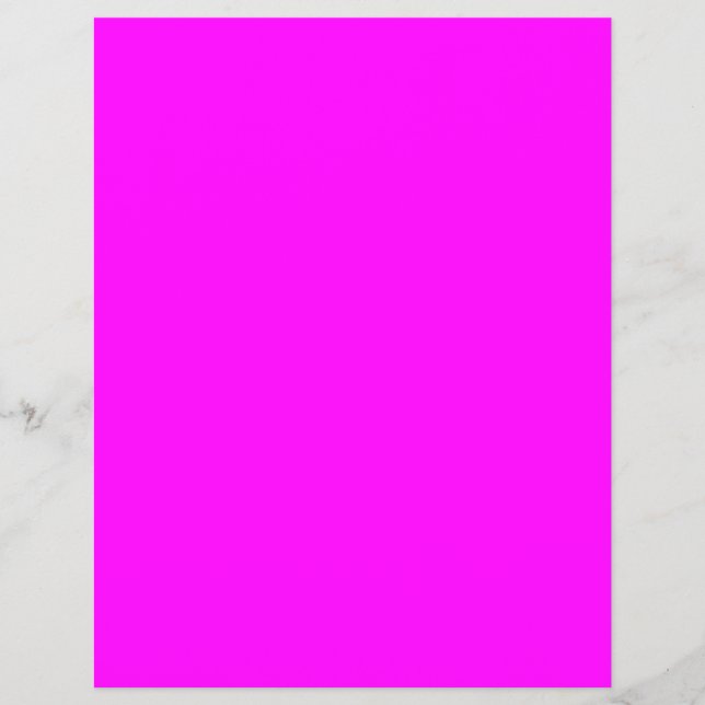 Fun Festive Moderne Chic Solid Bright Pink Magenta Flyer (Vorne)