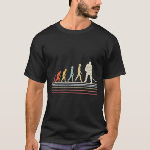Fun Field Hockey Evolution Man Sport Retro Vint T-Shirt