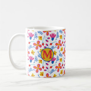 Fun Fiesta Floral Maßgeschneiderte Anfänge Kaffeetasse