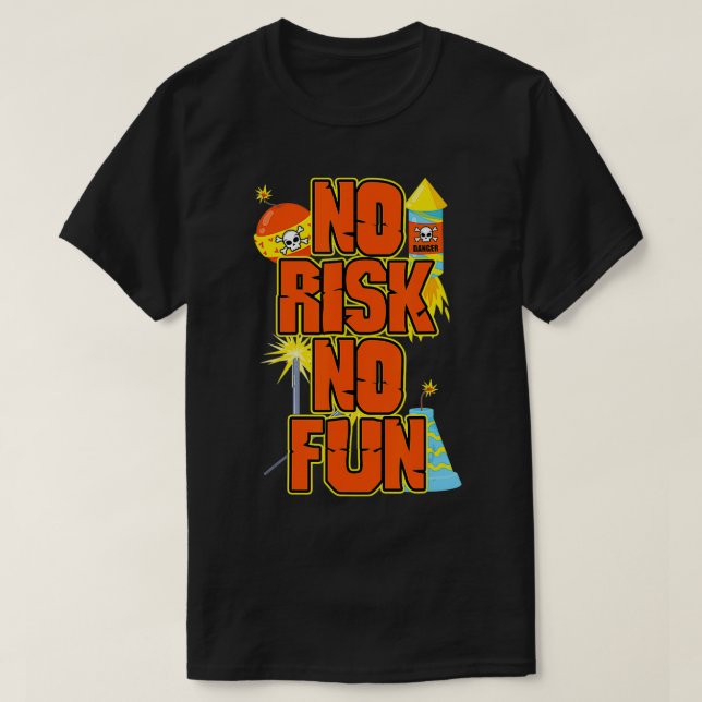 Fun Firework Pyro Feuerwerk Pyrotechniker Pyroman T-Shirt (Design vorne)