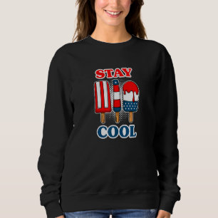 Fun Fireworks Firecracker US-Flagge 4. Juli Sweatshirt