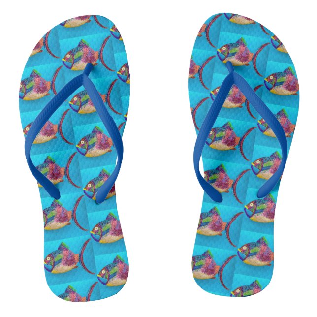 Fun Fish Flip Flops (Fußbett)