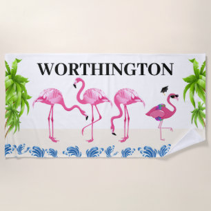 Fun Flamingos Strandtuch