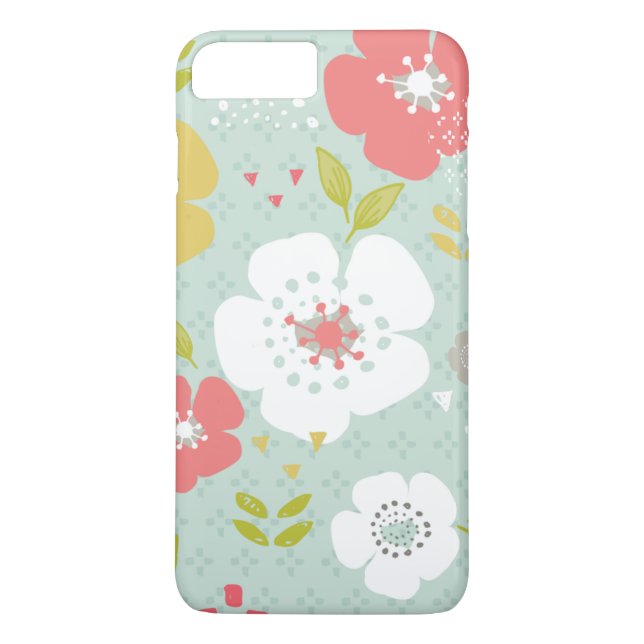 Fun Floral Fantasy Case-Mate iPhone Hülle (Rückseite)