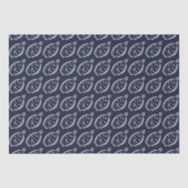 Fun Flounder Fisch im Licht Lila auf Deepest Blue Seidenpapier