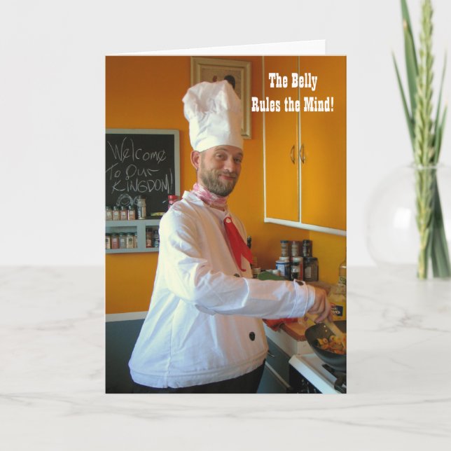 Fun Food Grußkarte! Karte (Vorderseite)