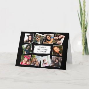 Fun Foto Collage Geburtstag Karte