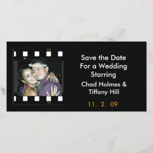 Fun Foto Film Save the Date Karte