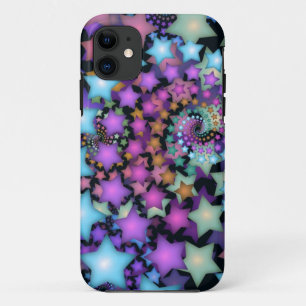 Fun Fraktal Kunstfarbene Sterne Case-Mate iPhone Hülle