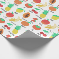 Fun Fruits Koreanische Sprache Essen Kunstgeschenk
