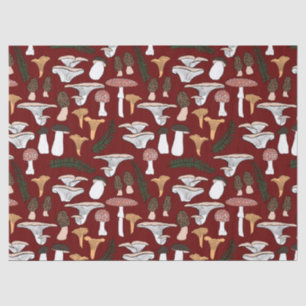 Fun Fungi Mushroom Fern Muster Geschenk Seidenpapier