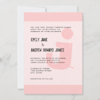 Fun & Funky Mongram Elegant Pink Silver Metallic