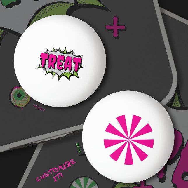 Fun Funky Peppermint Candy "Leckerei" individuell  Tischtennisball (Von Creator hochgeladen)