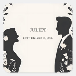 Fun Funky Unique Spaß Meme Funny Brautparty Quadratischer Aufkleber