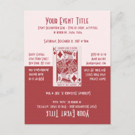 Fun Game Night Party Einladungspostkarte