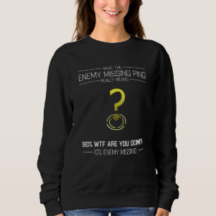 Fun Gamer Design für Champions in der Gamer League Sweatshirt