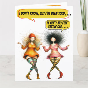 FUN GEBURTSTAG - SIEHE INNEN UND Zurück ... Karte