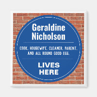 Fun Gedenkwand Wand Plaque