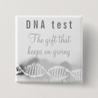 Fun Genealogy DNA Test das Geschenk Behalte geben Button