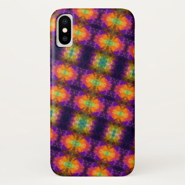 Fun Geometric Colorful Pattern Case-Mate iPhone Hülle (Rückseite)
