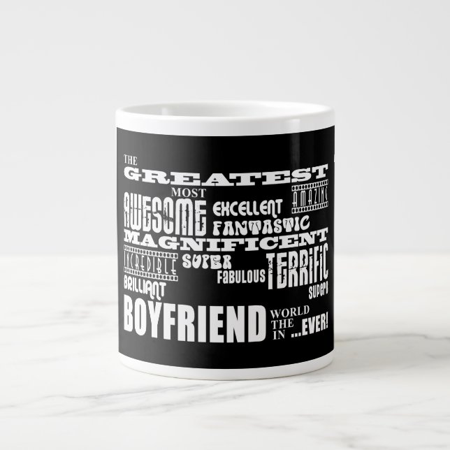 Fun Geschenke für Boyfreunde: Bester Freund Jumbo-Tasse (Vorderseite)