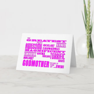 Fun Geschenke für Godmütter : Beste Godmütter Karte