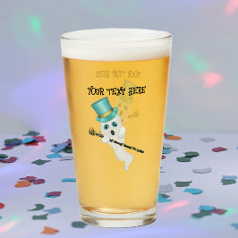 Fun Ghost gekleidet Top Hat Black Cane Skull Glas