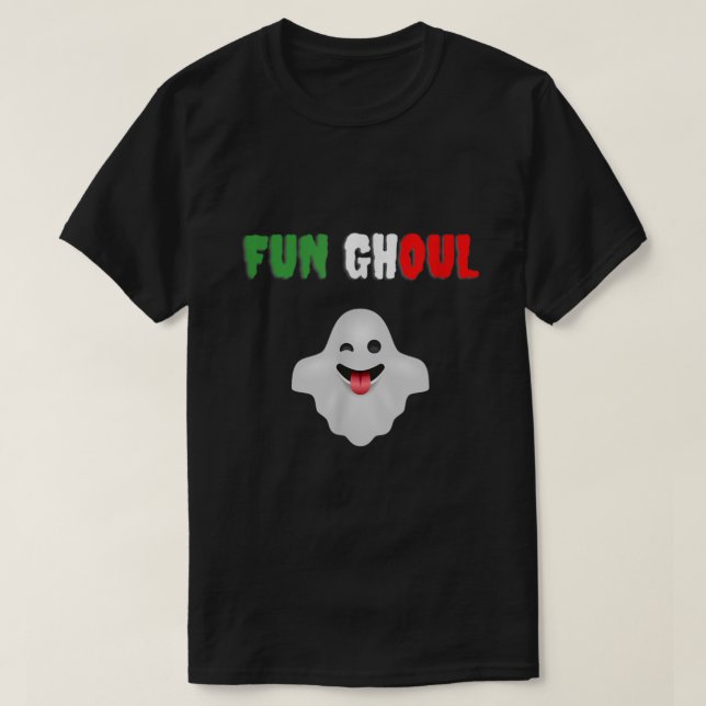 Fun Ghoul Fongool Italienisches Halloween T-Shirt (Design vorne)