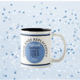 Fun gift~ Bionic Knee-Ersatz-Tasse Zweifarbige Tasse