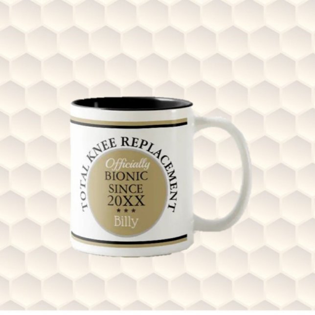 Fun gift~ Bionic Knee-Ersatz-Tasse Zweifarbige Tasse (Von Creator hochgeladen)