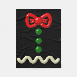 Fun Gingerbread Man Costume Halloween-Geschenk Fleecedecke