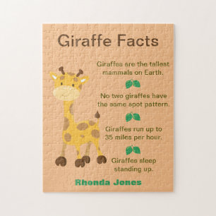 Fun Giraffe Fakten Puzzle