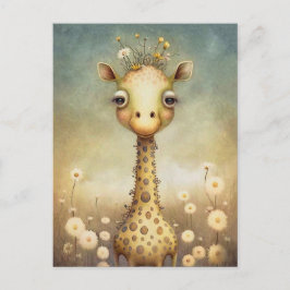 Fun Giraffe Postkarte