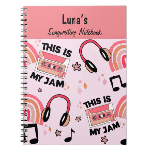 Fun Girls Songwriting Notebook Notizblock