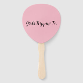 Fun Girls Trippin' to... Ihr Ziel Fächer