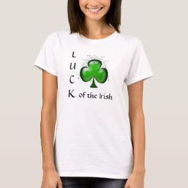 Fun Girly Irish Kleeblatt T - Shirt St. Patrick's