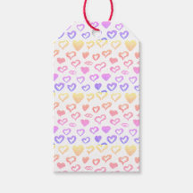 Fun Girly Rainbow Glitzer Herz-Lips-Muster